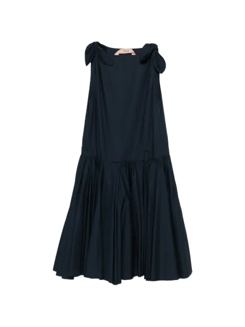 Nº21 tie straps gathered dress Blue H0810187