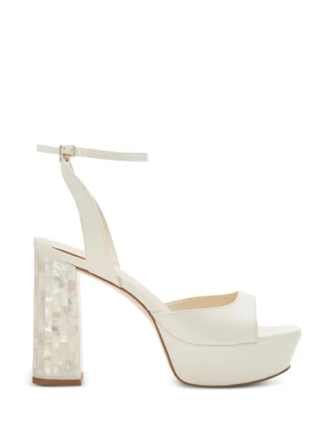FREYA ROSE Margot ankle-strap platform sandals White MARGOT