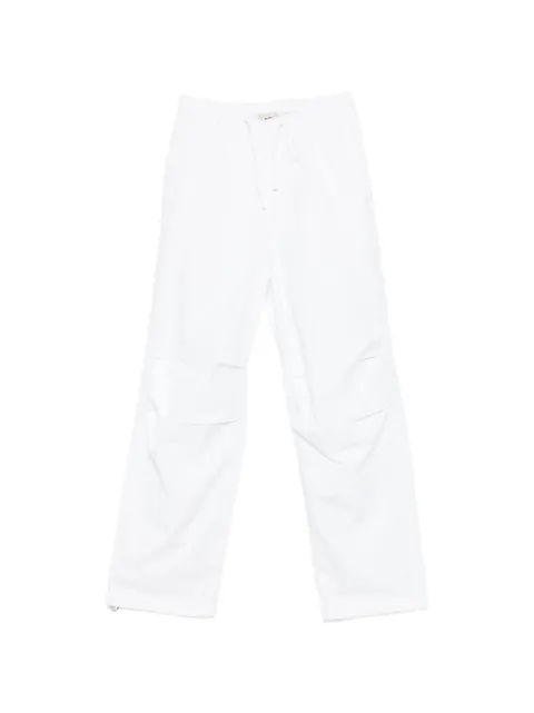 Autry elasticated-waist trousers White PAPX019W