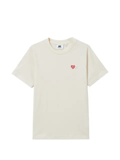 CHOCOOLATE embroidered-heart T-shirt White B1XTEW01043X
