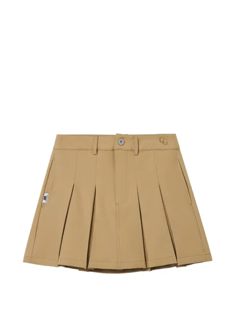 CHOCOOLATE pleated mini skirt Neutrals B1XSKW01102X