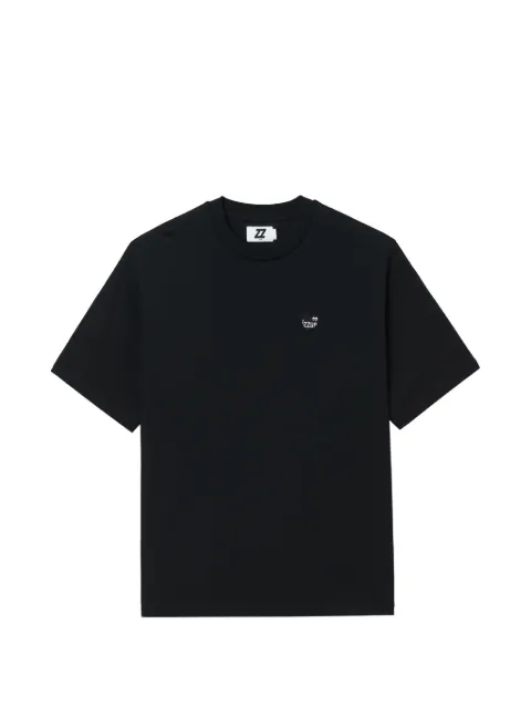 izzue logo-printed short-sleeve T-shirt Black IZXTEM00455X