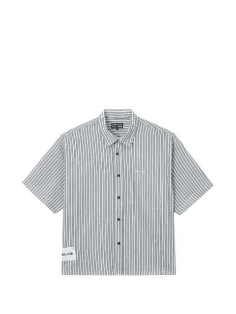 izzue striped button-fastening shirt Blue IZXSRM00615X