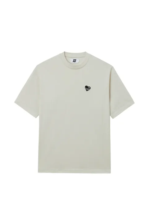 izzue heart-motif T-shirt Neutrals IZXTEM00455X