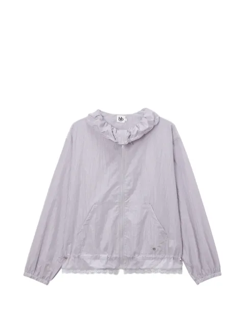 b+ab ruffled lace cotton jacket Purple 6S117AS