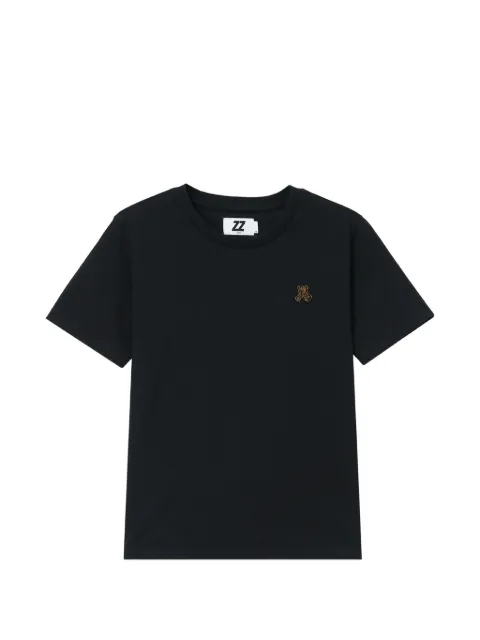 izzue crew-neck bear -motif T-shirt Black IZXTEW00926X