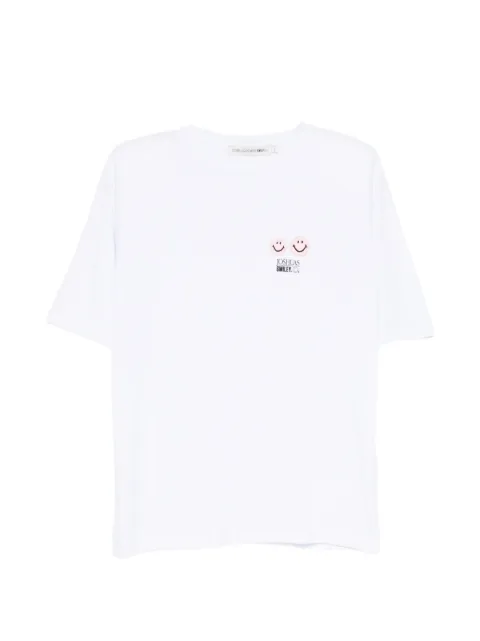 Joshua Sanders shoulder-pad T-shirt White JS36A2623