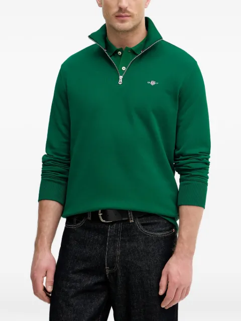 Gant zip sweatshirt Green 2008005