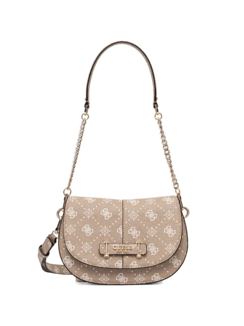 GUESS USA Carrie patterned cross-body bag Neutrals HWGP9898200