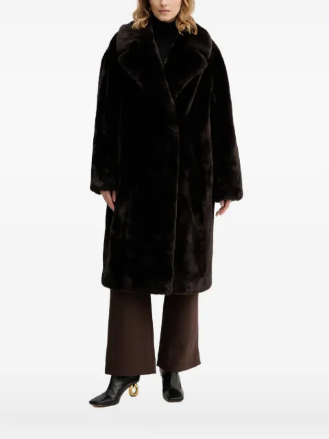 GUESS USA faux fur coat Black W5BL95WJ110