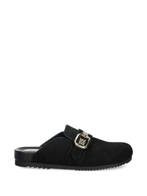 GUESS USA Galavanta buckle-strap mules Black FLPGALESU06BLACK