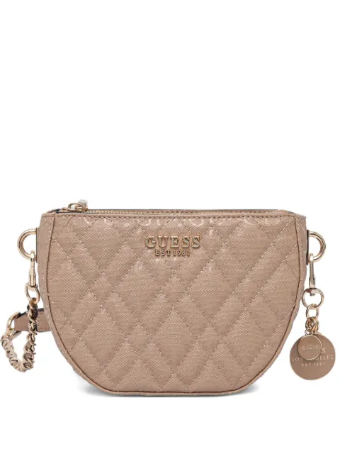 GUESS USA Isemay quilted satchel Neutrals HWGG9628720