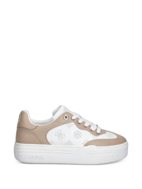 GUESS USA perforated panel sneakers White FLPSW3FAL12