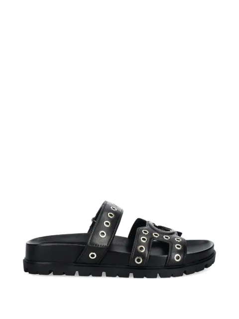GUESS USA eyelet-detail sandals Black FLPFASELE03BLACK