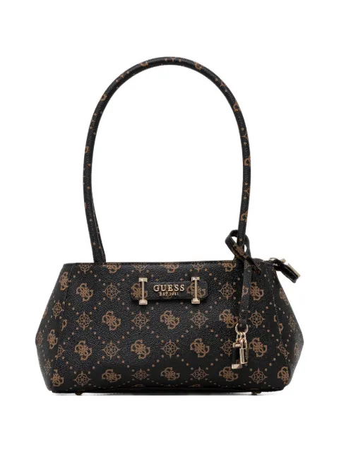 GUESS USA Carrie monogram padlock-charm tote bag Brown HWGP9898080