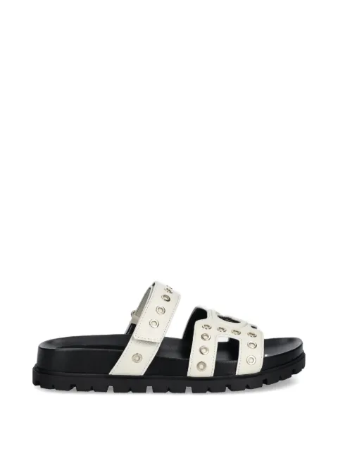 GUESS USA eyelet detail slide White FLPFASELE03IVORY