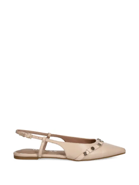 GUESS USA Dorlee pointed embellished ballet flats Neutrals FLPDORLEA05NUDE