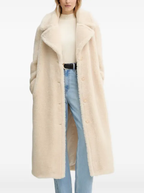 GUESS USA Eugenie collared button coat Neutrals W5BL93WJ090
