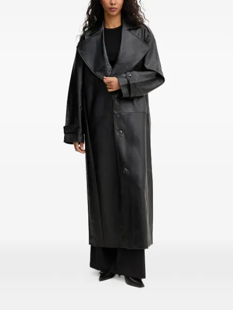 Bardot button coat Black 60222JB