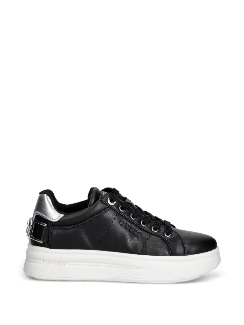GUESS USA Wesli logo-detail sneakers Black FLPWESELE12BLACK
