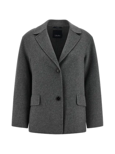 Max Mara SmmElfi button single-breasted blazer Grey 2619041011600