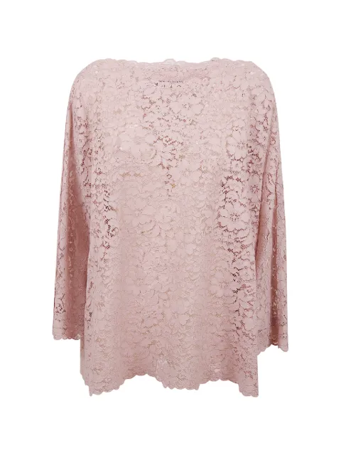 Gianluca Capannolo lace top Pink 26ET416200862