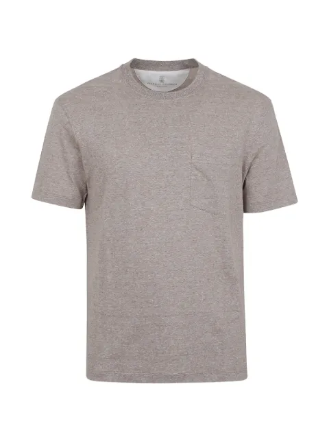 Brunello Cucinelli pocket-detail T-shirt Neutrals MW8351376C415