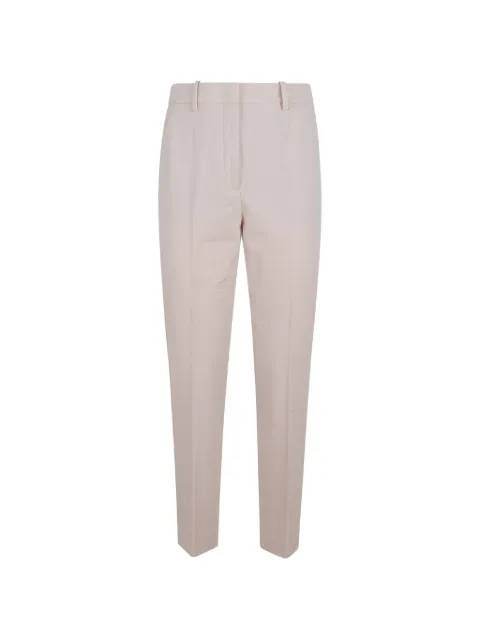 Incotex elasticated-waistband pressed-crease trousers Neutrals 172832D6584