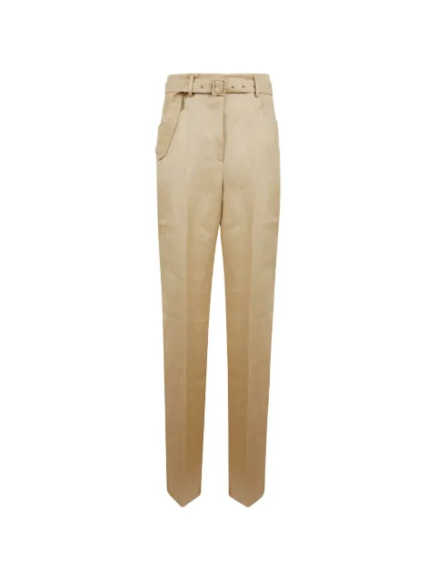 Gabriela Hearst belted trousers Neutrals 2262168LI010WEA
