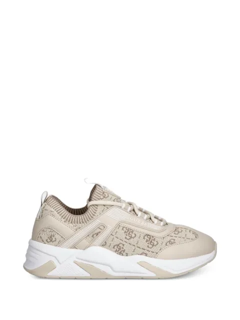 GUESS USA Genga logo pattern sneakers Neutrals FLPGENFAM12