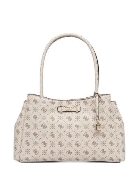 GUESS USA logo charm tote bag Neutrals HWGP9898220