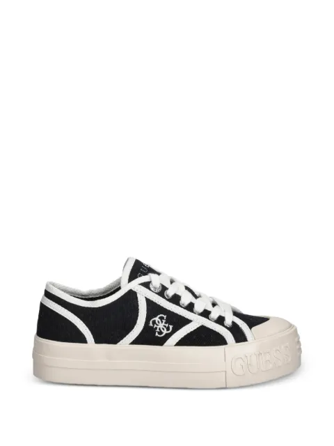 GUESS USA logo-detail sneakers Black FLPISSFAL12BLACK