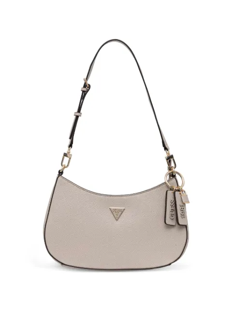 GUESS USA Noelle logo charm shoulder bag Neutrals HWZG9672180