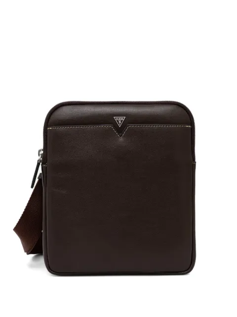 GUESS USA logo-detail messenger bag Brown HMFITCP5123