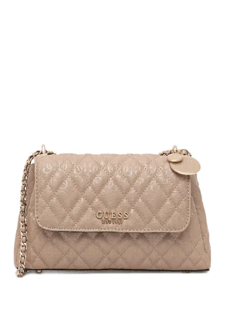 GUESS USA Isemay quilted crossbody bag Neutrals HWGG9628210