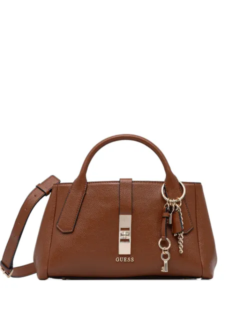 GUESS USA Brooke charm-detail tote bag Brown HWBG9897060