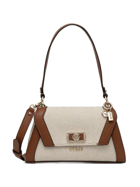 GUESS USA turnlock-charm shoulder bag Neutrals HWAG9719190