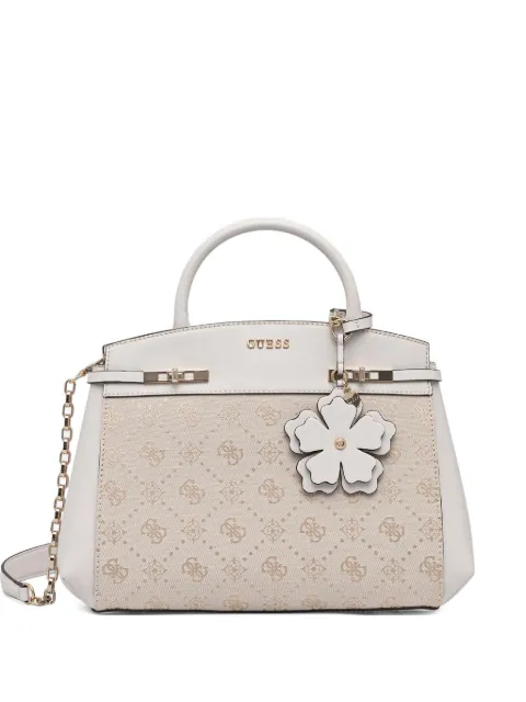 GUESS USA Melinda flower-charm tote bag Grey HWJP9902060