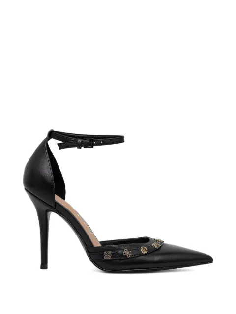 GUESS USA Nanae ankle strap embellishment pumps Black FLPNAALEA08