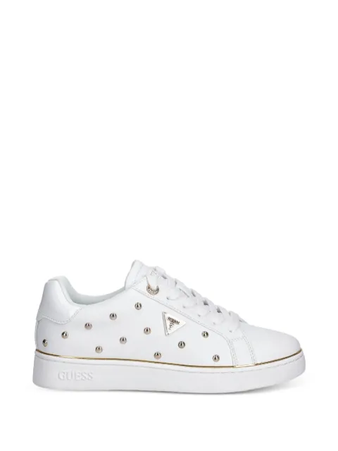 GUESS USA Bonitah studded logo sneakers White FLPBONELE12