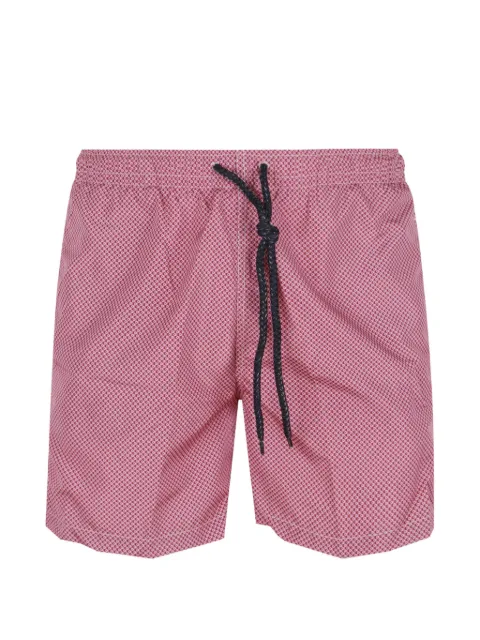 Drumohr print drawstring swim shorts Pink ICD99400O25I344524