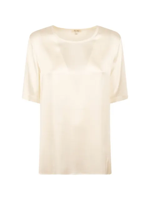 Her Shirt satin-finish T-shirt Neutrals P02331Q251001