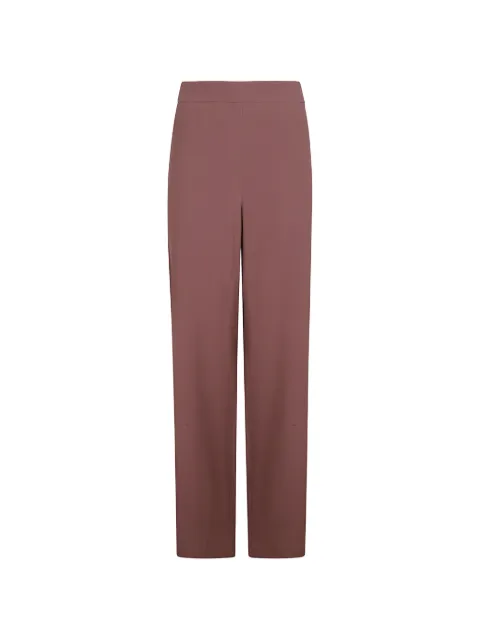 Incotex elasticated-waistband straight-leg trousers Pink 171944D8029