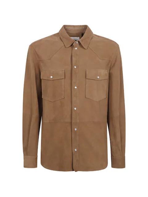 Sword suede shirt Neutrals 5640SUEGS400