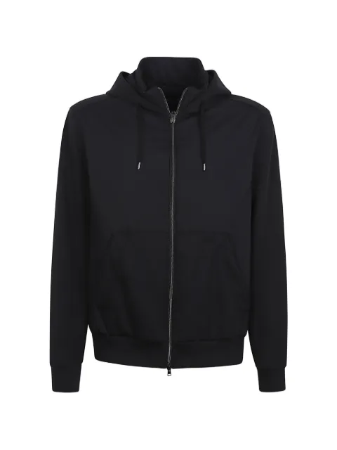 Herno drawstring-hood zip-up jacket Black GI000590U12456Z