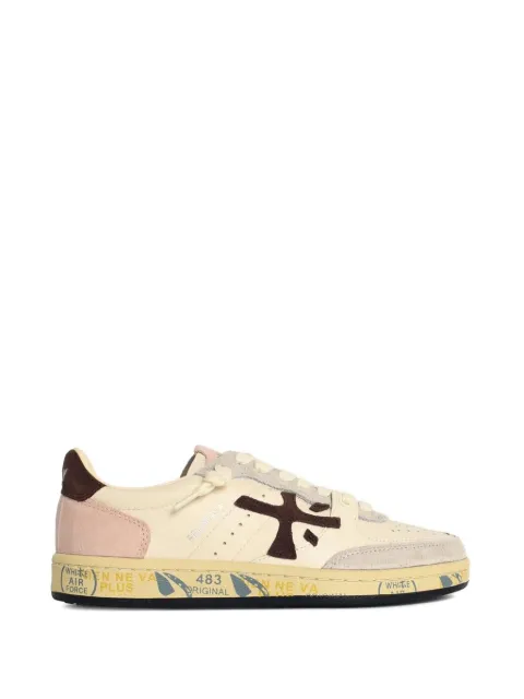 Premiata BSKT logo suede sneakers Neutrals BSKTCLAD7658