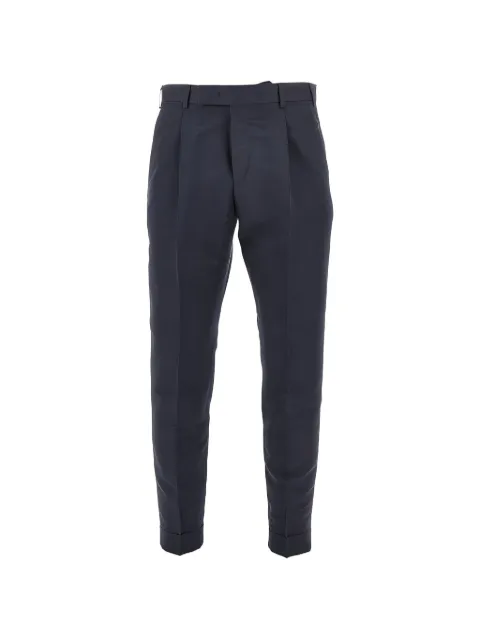 PT Torino pleated trousers Blue CORSZAZ40FWDPU38