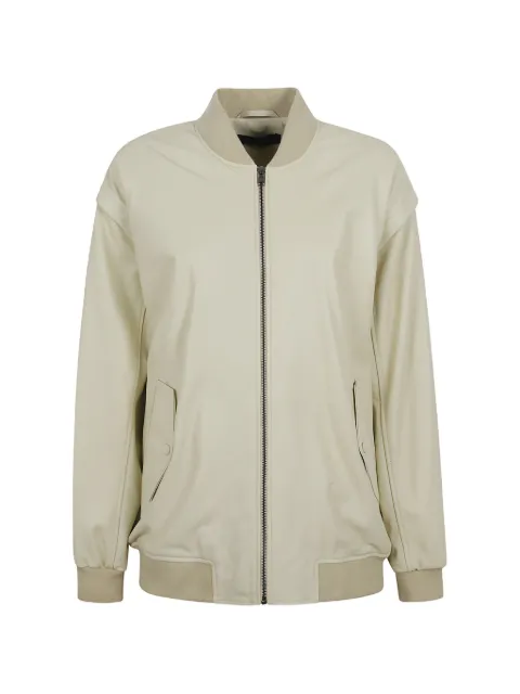 Enes leather bomber jacket Neutrals ANITAVEGETAL