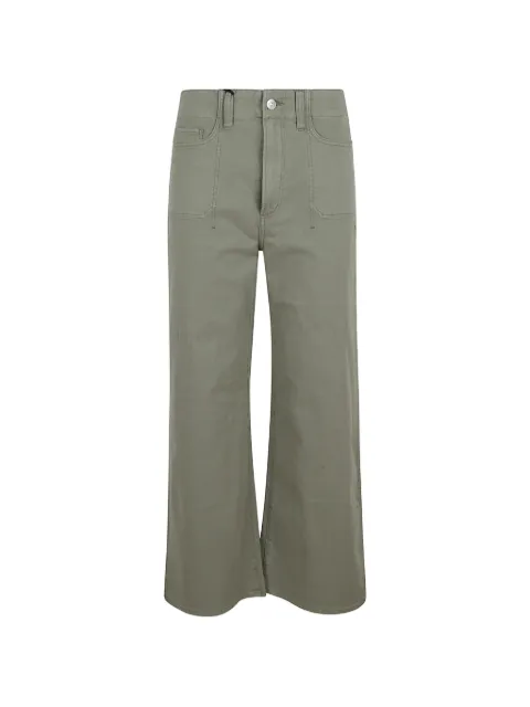 PAIGE Anessa patch-pocket trousers Green 1K64M83ANESSAD502