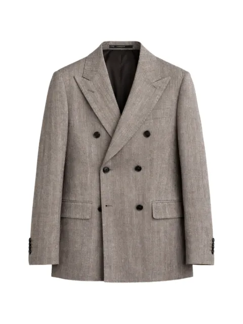 Tagliatore herringbone blazer Neutrals JPARIGI10BA40006